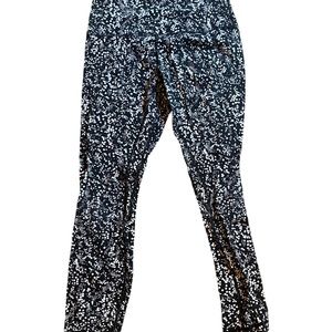 lululemon align leggings size 8 - 25" length Black floral